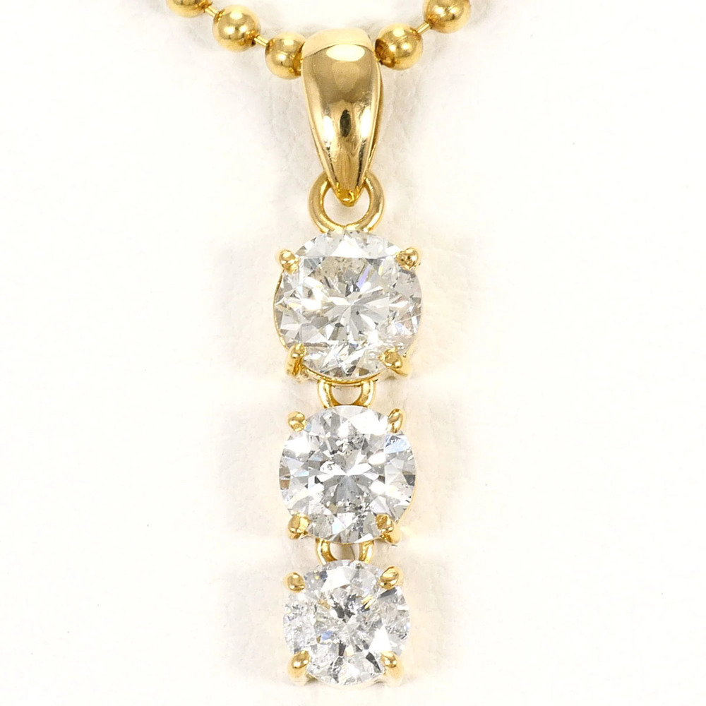 VINTAGE 18k Gold Diamond Necklace